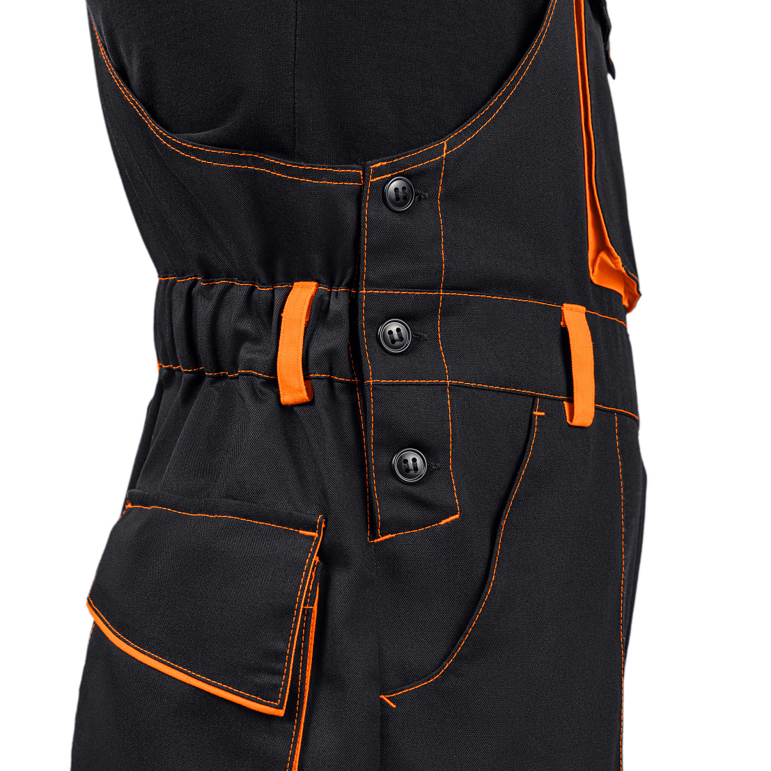 Костюм сигнальный МастВижн 2 (куртка/пк) флуоресцентный оранжевый/черный, тк.смесовая, муж.