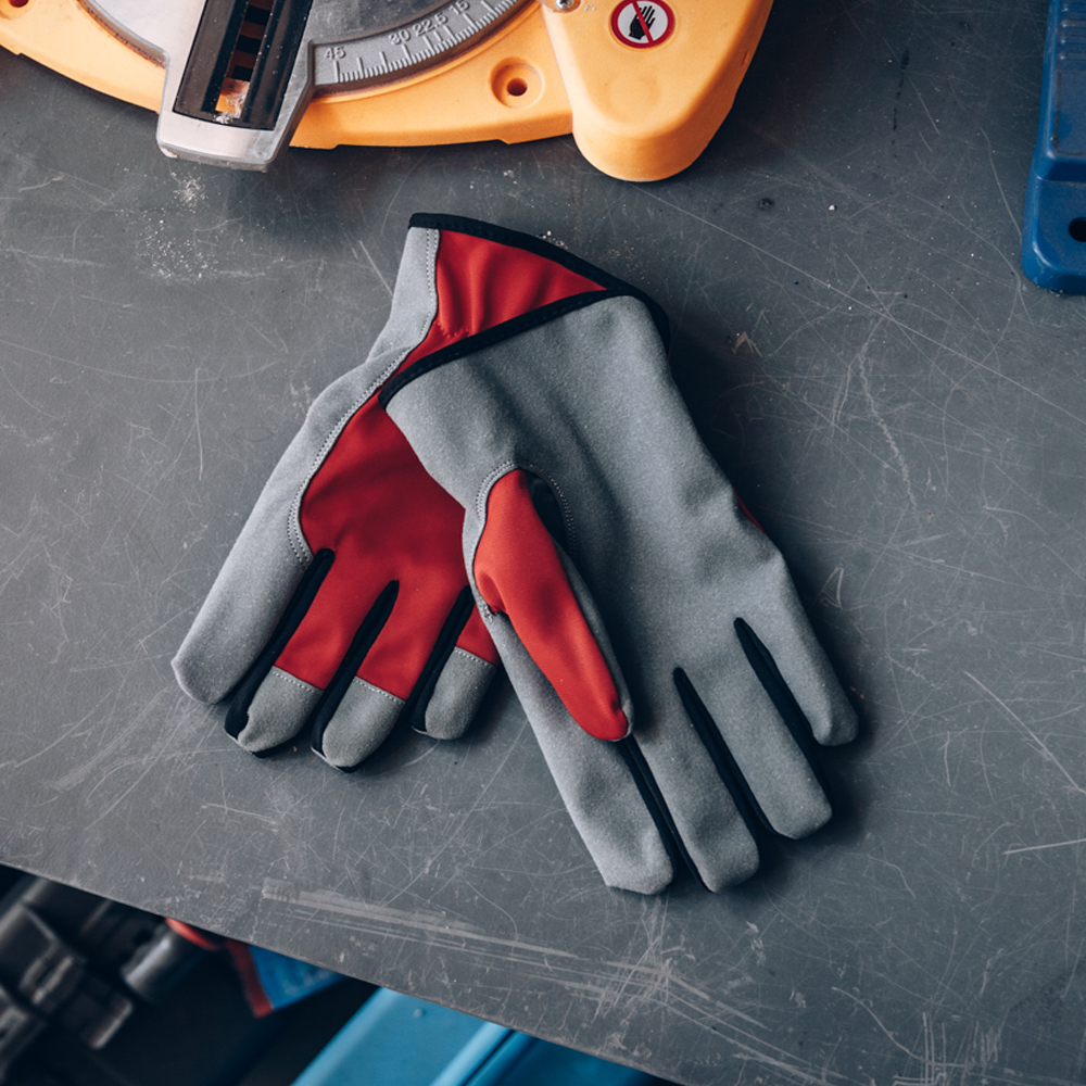  Утепленные рабочие перчатки из трикотажа и PU кожи JETA SAFETY JLE625 Winter Motor