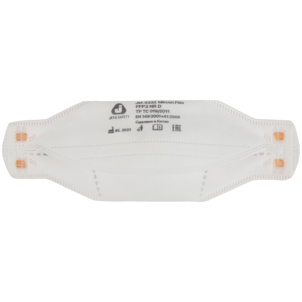 Респиратор трехпанельный противоаэрозольный (FFP3 NR D) JM-9332 Micron Flex