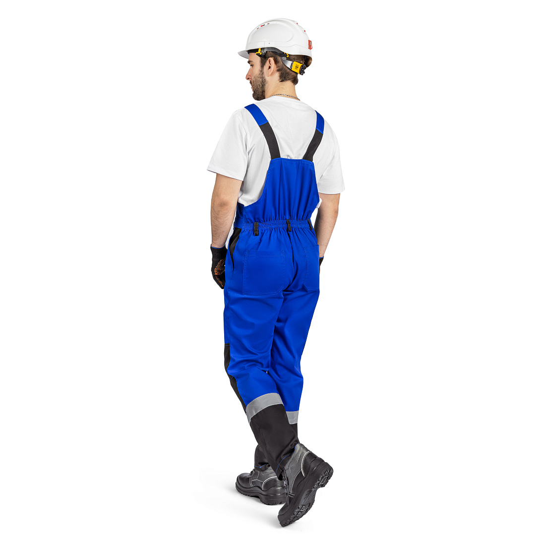 Костюм ВЯТКА (куртка/пк) василек/черный, тк.смесовая. муж.