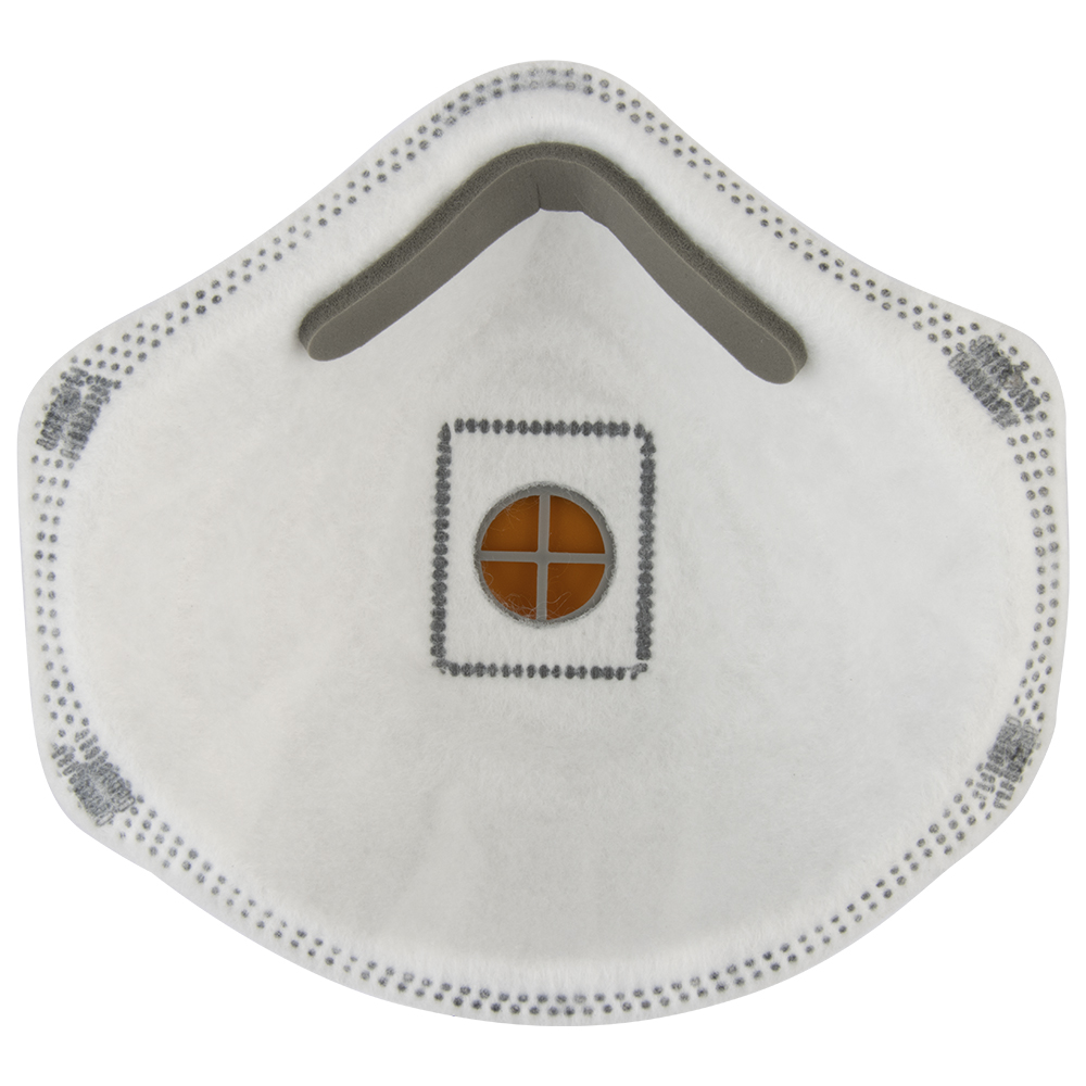 Респиратор чашеобразный с клапаном и угольным слоем (FFP2 R D) JETA SAFETY JM-7626 Micron