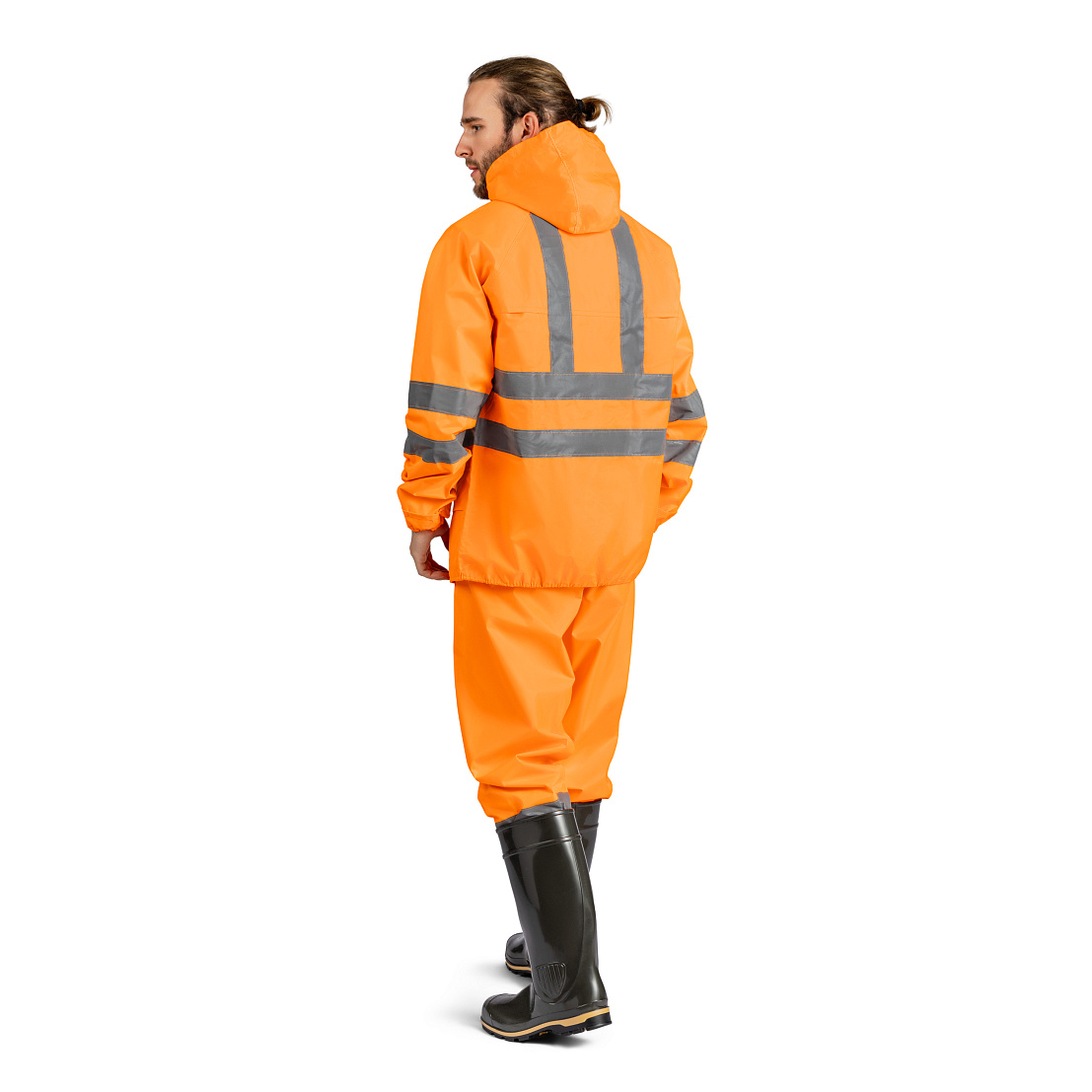 Костюм влагозащитный Экстра Вижн сигнальный повышенной видимости, оранжевый