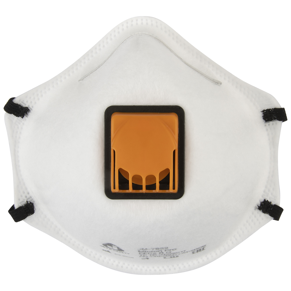 Респиратор чашеобразный с клапаном противоаэрозольный (FFP2 R D) JETA SAFETY JM-7622 Micron