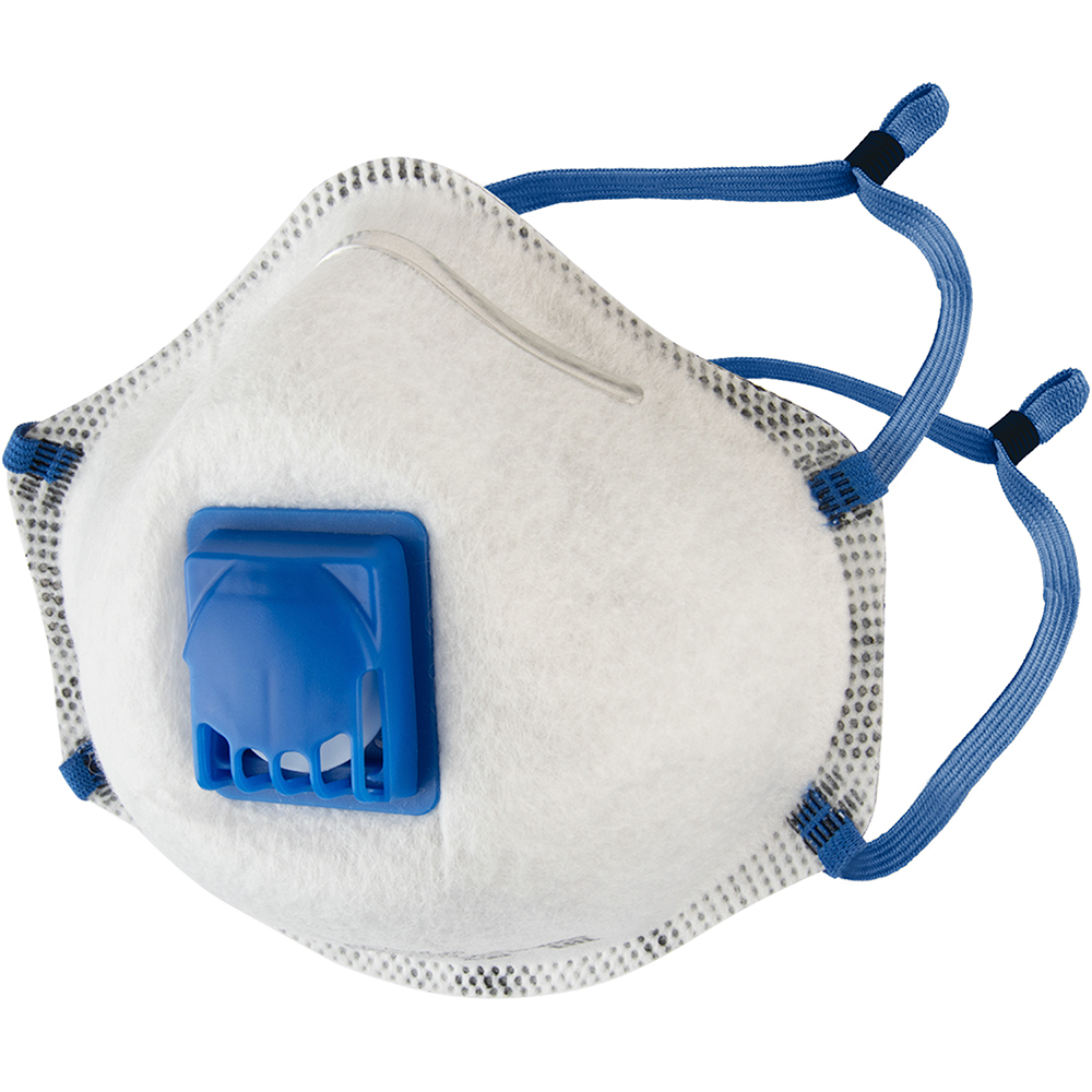 Респиратор чашеобразный с клапаном и угольным слоем (FFP2 R D) JETA SAFETY JM-7628 Micron