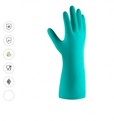 Химические нитриловые перчатки JETA SAFETY JN711 Химические нитриловые перчатки JETA SAFETY JN711