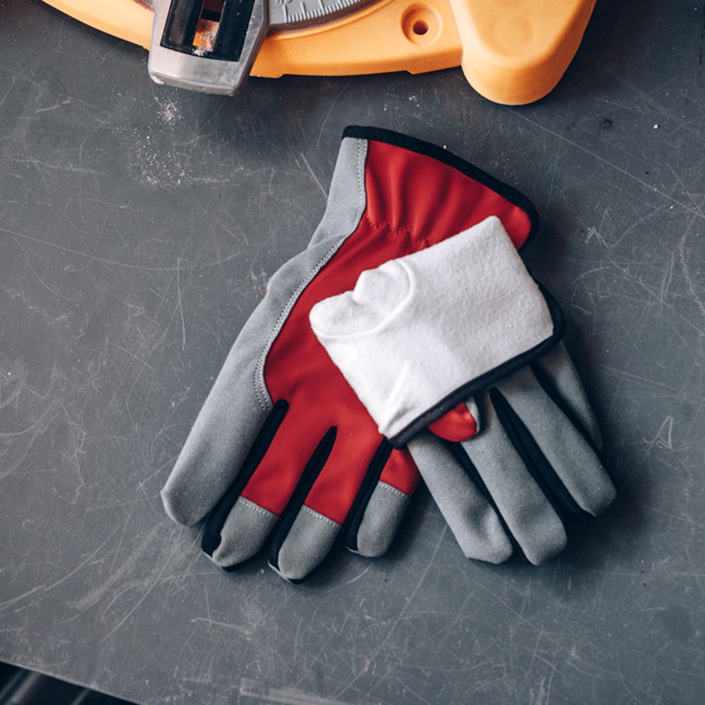  Утепленные рабочие перчатки из трикотажа и PU кожи JETA SAFETY JLE625 Winter Motor