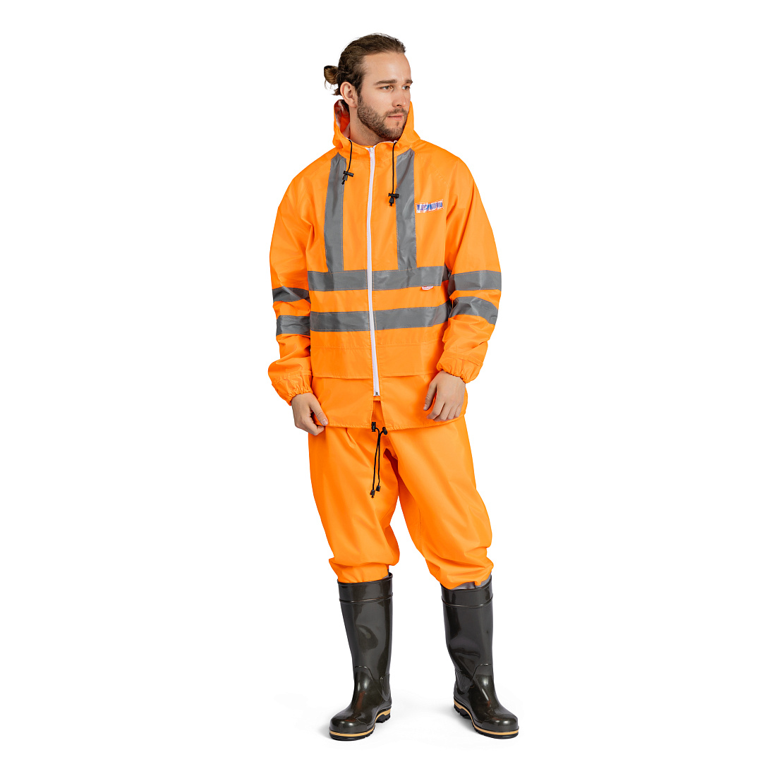 Костюм влагозащитный Экстра Вижн сигнальный повышенной видимости, оранжевый