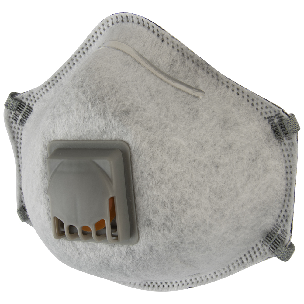 Респиратор чашеобразный с клапаном и угольным слоем (FFP2 R D) JETA SAFETY JM-7626 Micron