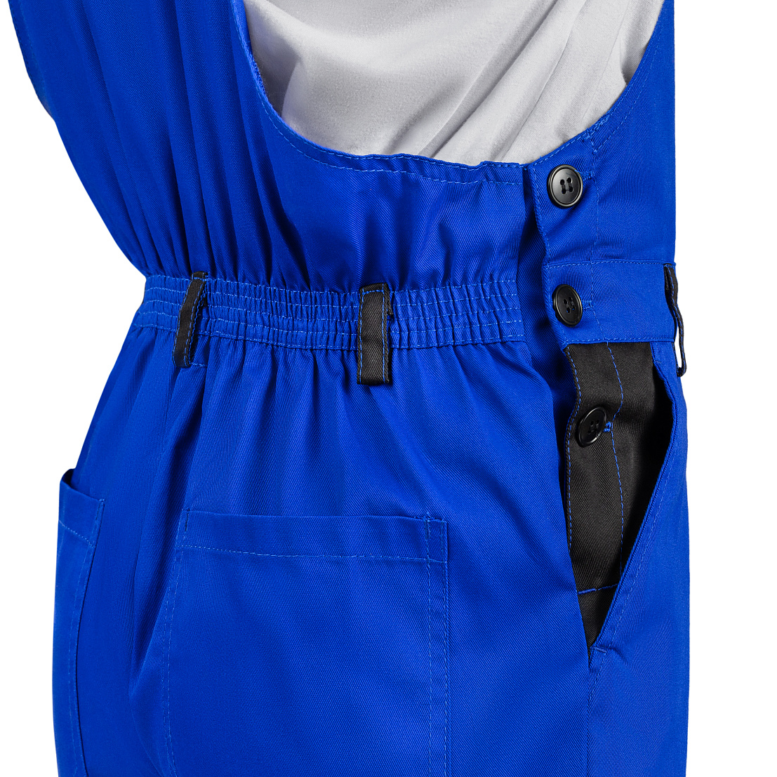 Костюм ВЯТКА (куртка/пк) василек/черный, тк.смесовая. муж.