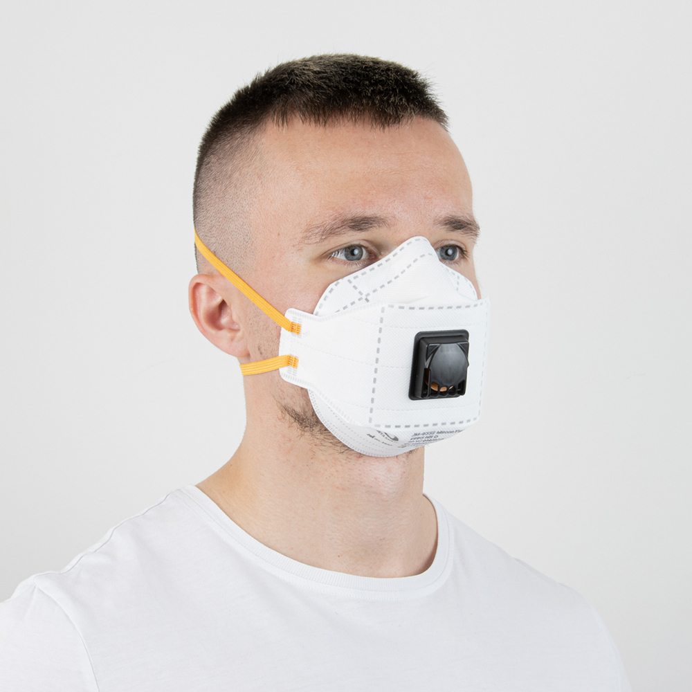 Респиратор трехпанельный противоаэрозольный (FFP3 NR D) JM-9332 Micron Flex