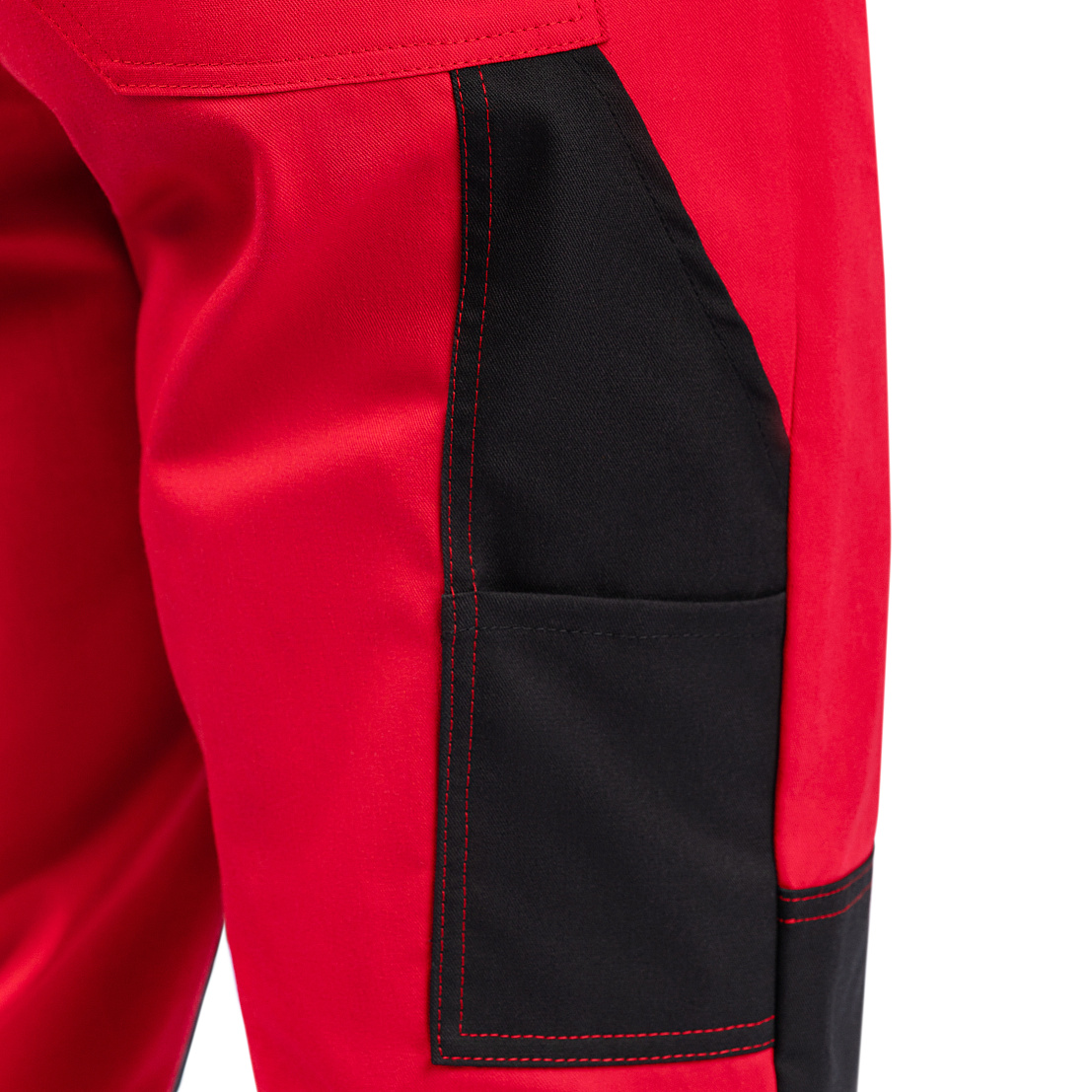 Костюм ВЯТКА (куртка/пк) красный/черный, тк.смесовая, муж.